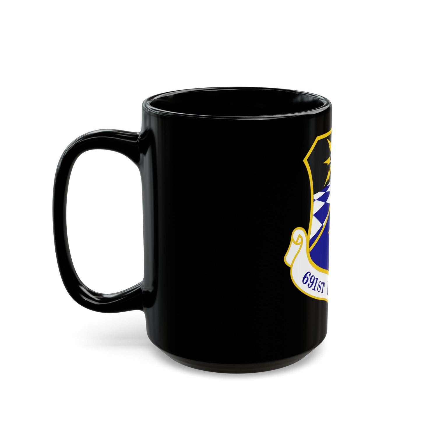 691 Intelligence Surveillance and Reconnaissance Group ACC (U.S. Air Force) Black Coffee Mug-The Sticker Space