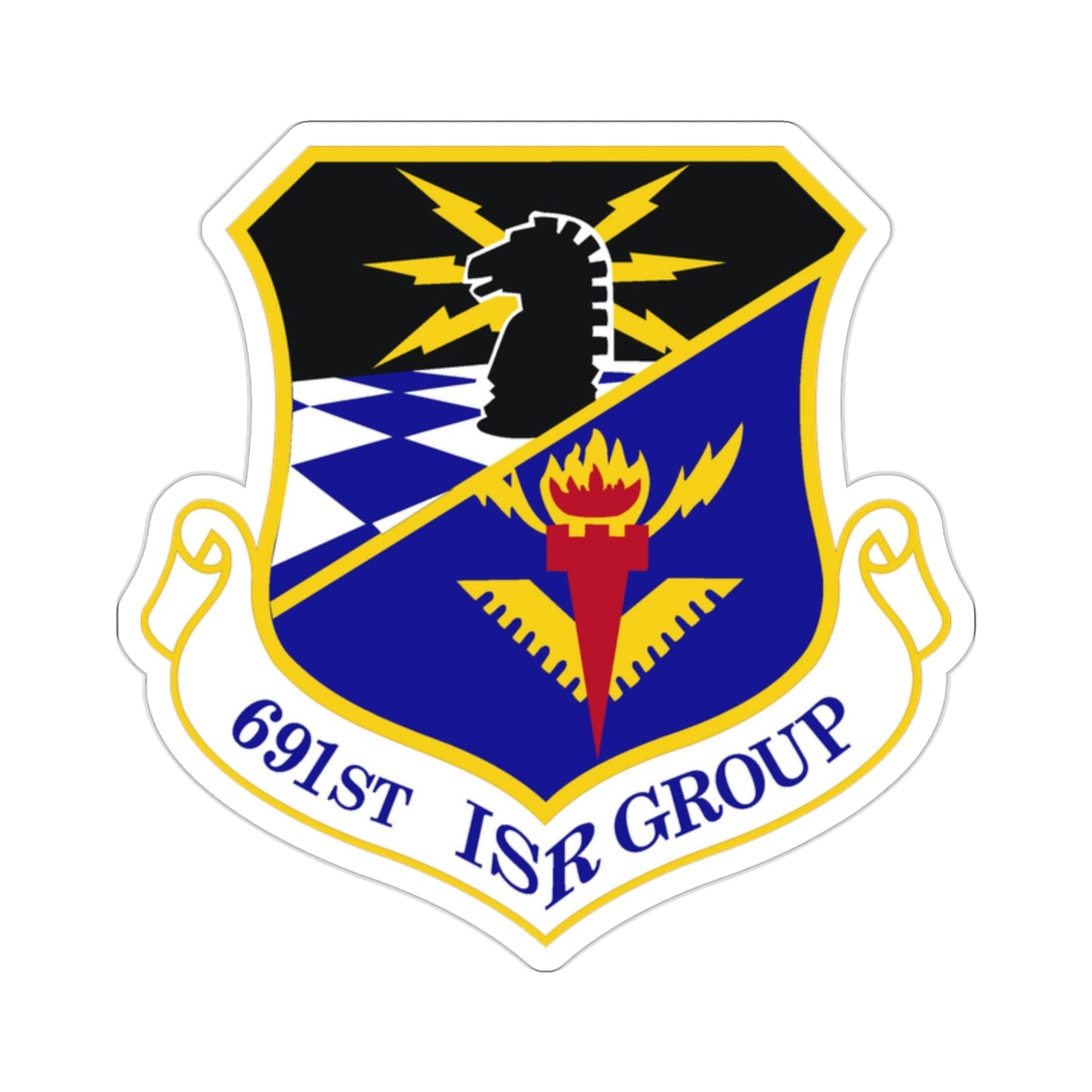 691 Intelligence Surveillance and Reconnaissance Group ACC (U.S. Air Force) STICKER Vinyl Die-Cut Decal-2 Inch-The Sticker Space