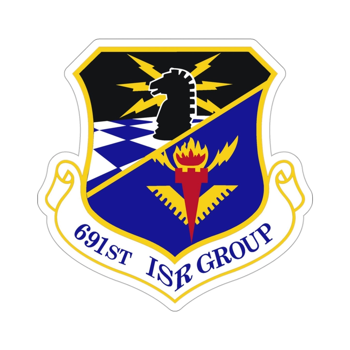 691 Intelligence Surveillance and Reconnaissance Group ACC (U.S. Air Force) STICKER Vinyl Die-Cut Decal-3 Inch-The Sticker Space