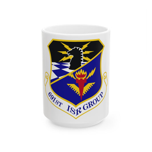 691 Intelligence Surveillance and Reconnaissance Group ACC (U.S. Air Force) White Coffee Mug-15oz-The Sticker Space