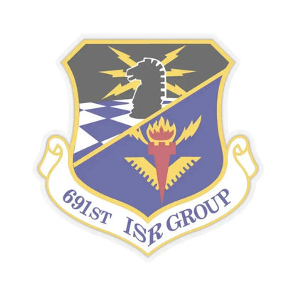 691 Intelligence Surveillance and Reconnaissance Group ACC (U.S. Air Force) STICKER Vinyl Kiss-Cut Decal 2 Inch Transparent - The Sticker Space