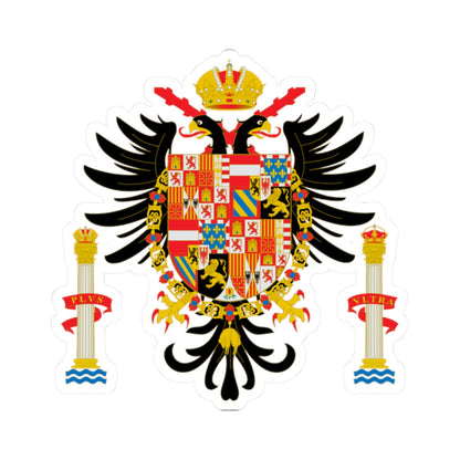 Armas de Carlos I de España (Spain) (Coat of Arms) STICKER Vinyl Kiss-Cut Decal