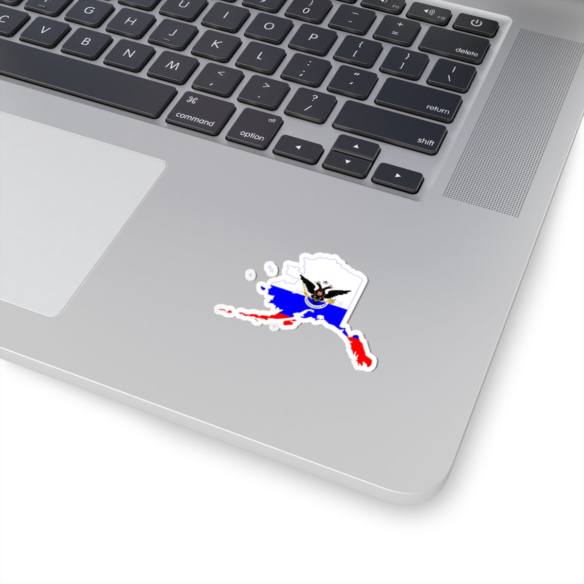 Flag-map of the Russian-American Company (Russia) STICKER Vinyl Kiss-Cut Decal