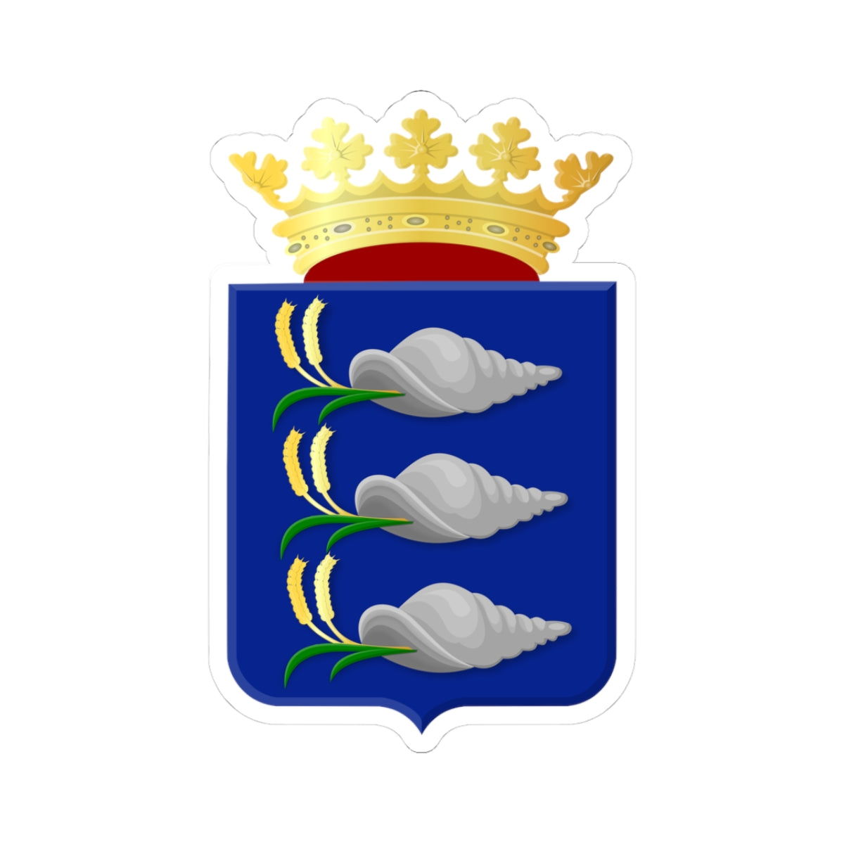 Bildt wapen (Netherlands) (Coat of Arms) STICKER Vinyl Kiss-Cut Decal