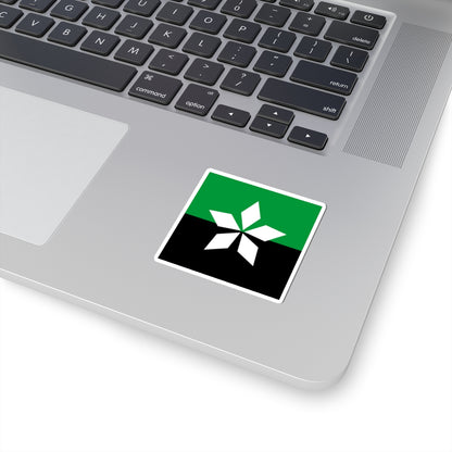 Soledar flag (Ukraine) STICKER Vinyl Kiss-Cut Decal