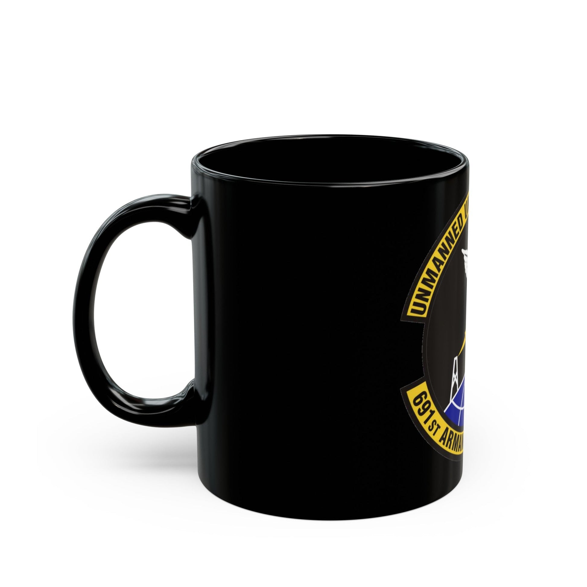 691st Armament Systems Squadron (U.S. Air Force) Black Coffee Mug-The Sticker Space