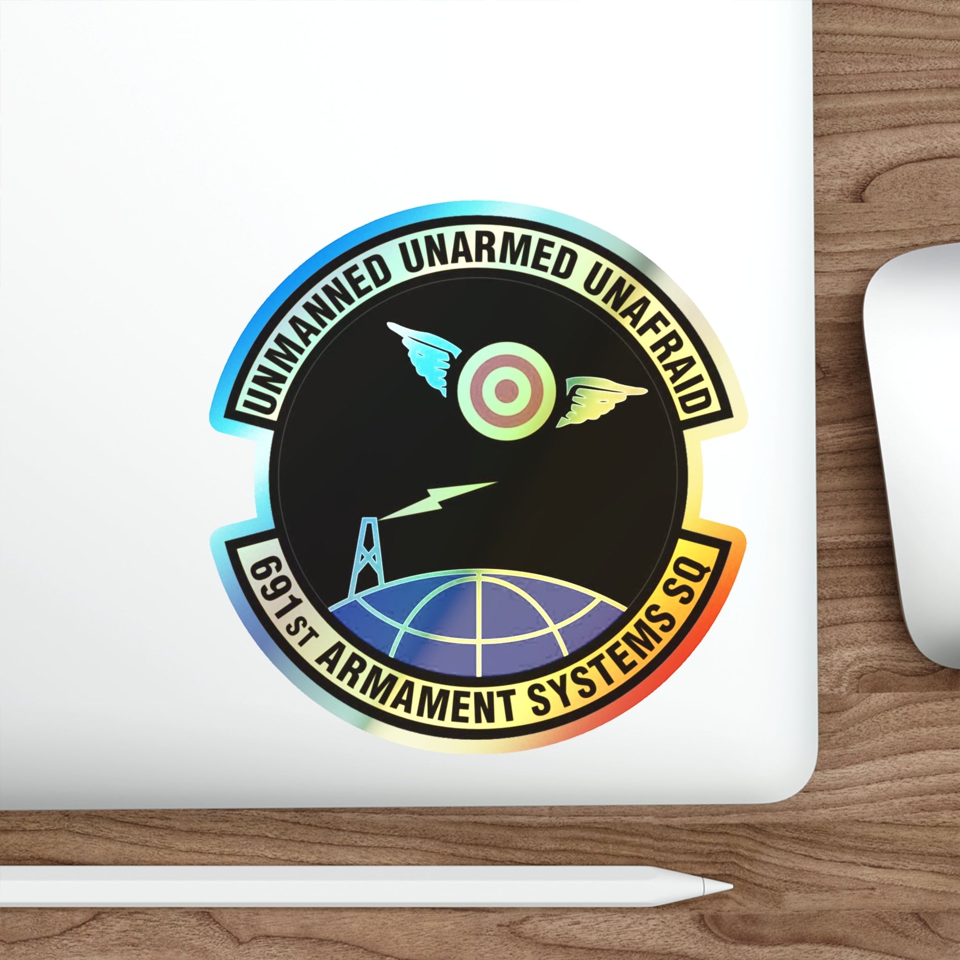 691st Armament Systems Squadron (U.S. Air Force) Holographic STICKER Die-Cut Vinyl Decal-The Sticker Space