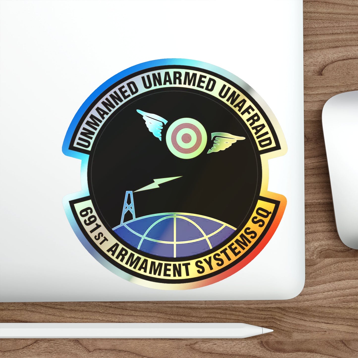 691st Armament Systems Squadron (U.S. Air Force) Holographic STICKER Die-Cut Vinyl Decal-The Sticker Space