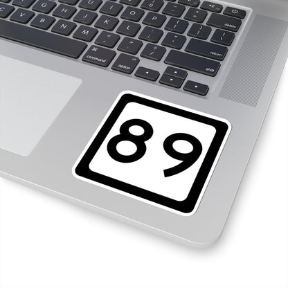 WV-89 (Virginia) (Road Sign) STICKER Vinyl Kiss-Cut Decal