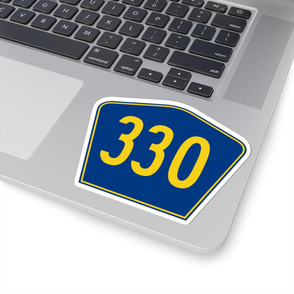 PR secondary 330 (Puerto Rico) (Road Sign) STICKER Vinyl Kiss-Cut Decal