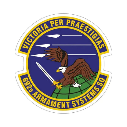 692d Armament Systems Squadron (U.S. Air Force) STICKER Vinyl Die-Cut Decal - The Sticker Space