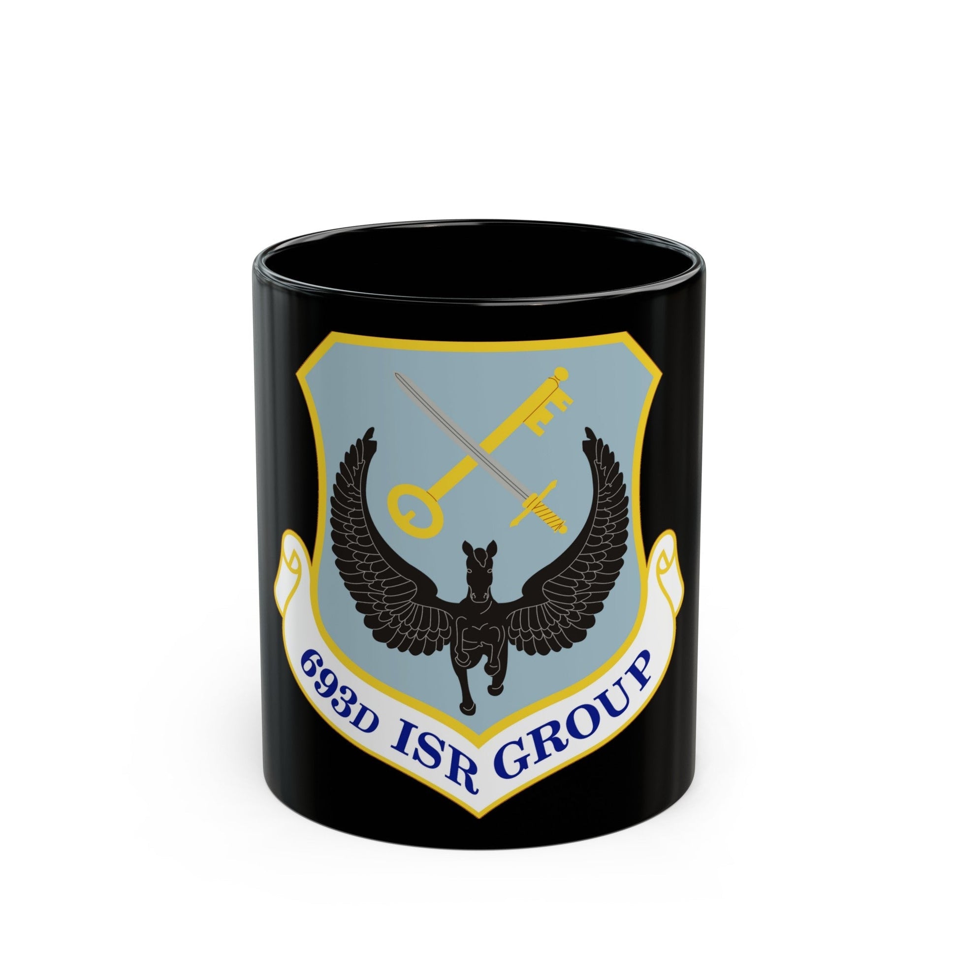 693 Intelligence Surveillance and Reconnaissance Group ACC (U.S. Air Force) Black Coffee Mug-11oz-The Sticker Space