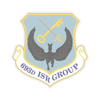 693 Intelligence Surveillance and Reconnaissance Group ACC (U.S. Air Force) STICKER Vinyl Kiss-Cut Decal 4 Inch Transparent - The Sticker Space