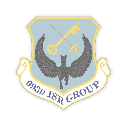 693 Intelligence Surveillance and Reconnaissance Group ACC (U.S. Air Force) STICKER Vinyl Kiss-Cut Decal 6 Inch Transparent - The Sticker Space