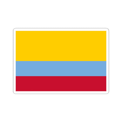 Flag of Venezuela with no coat of arms 1811-1836 (Colombia) STICKER Vinyl Kiss-Cut Decal