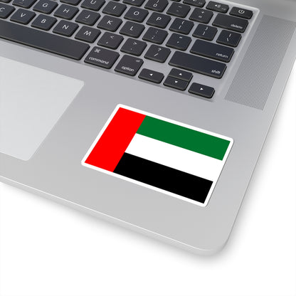 Flag of the United Arab Emirates 3-2 (United Arab Emirates) STICKER Vinyl Kiss-Cut Decal