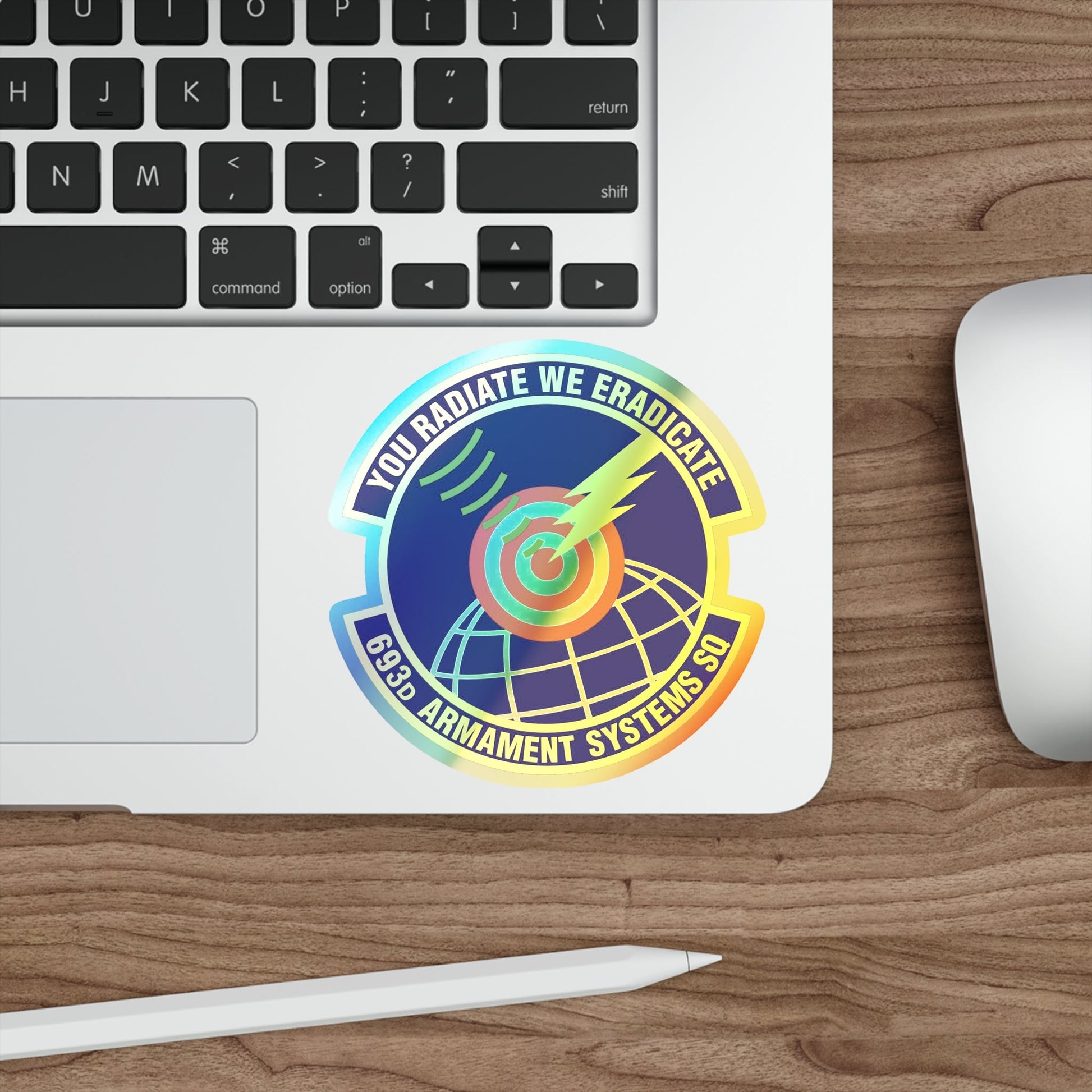 693d Armament Systems Squadron (U.S. Air Force) Holographic STICKER Die-Cut Vinyl Decal-The Sticker Space