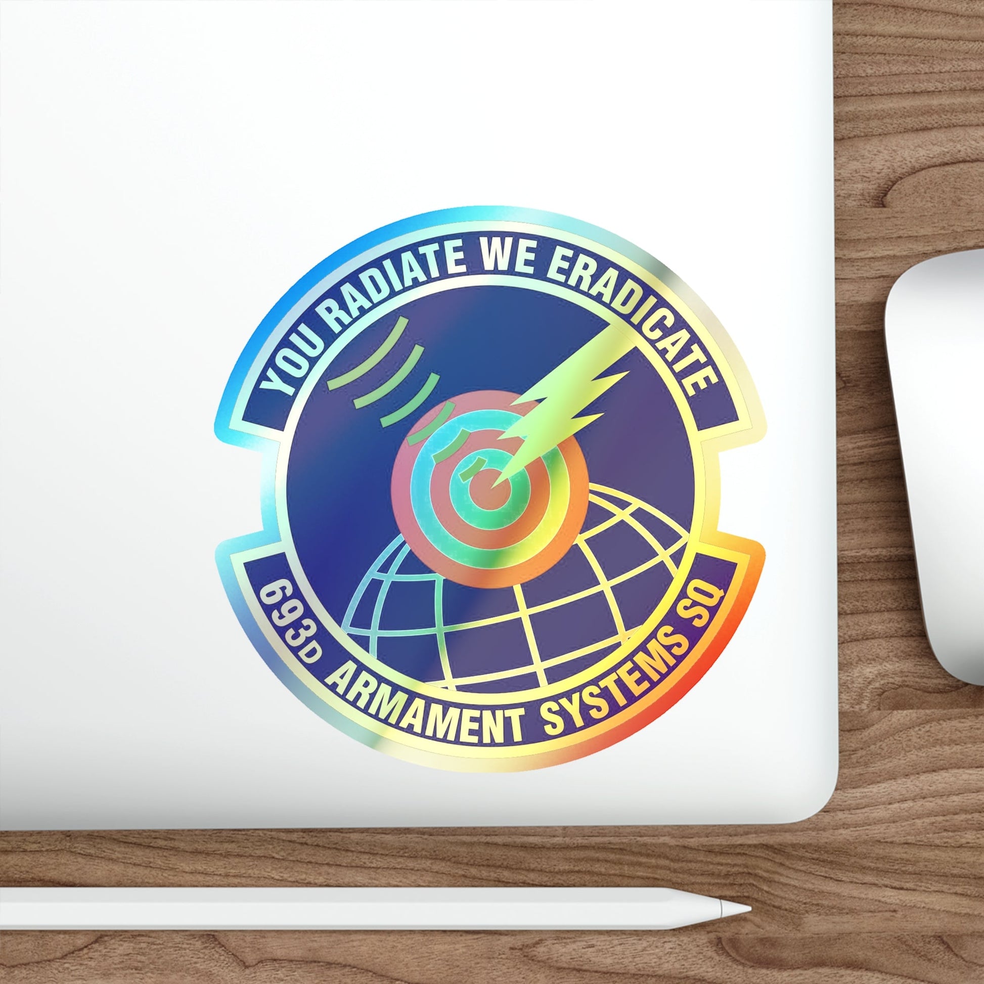 693d Armament Systems Squadron (U.S. Air Force) Holographic STICKER Die-Cut Vinyl Decal-The Sticker Space