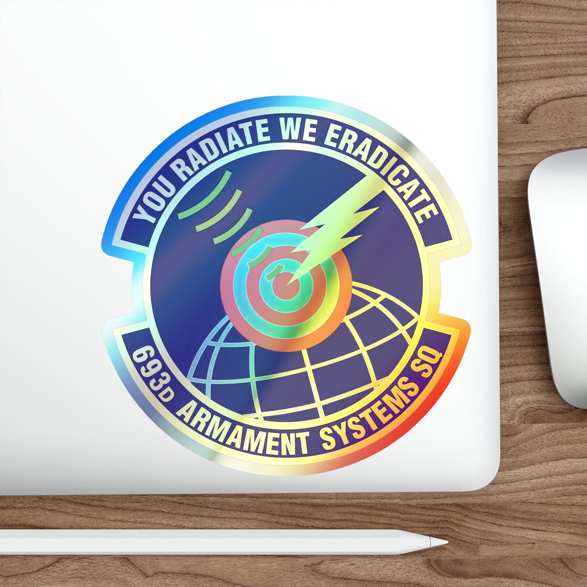 693d Armament Systems Squadron (U.S. Air Force) Holographic STICKER Die-Cut Vinyl Decal-The Sticker Space