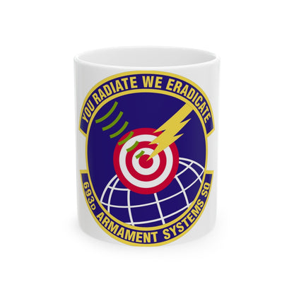 693d Armament Systems Squadron (U.S. Air Force) White Coffee Mug-11oz-The Sticker Space