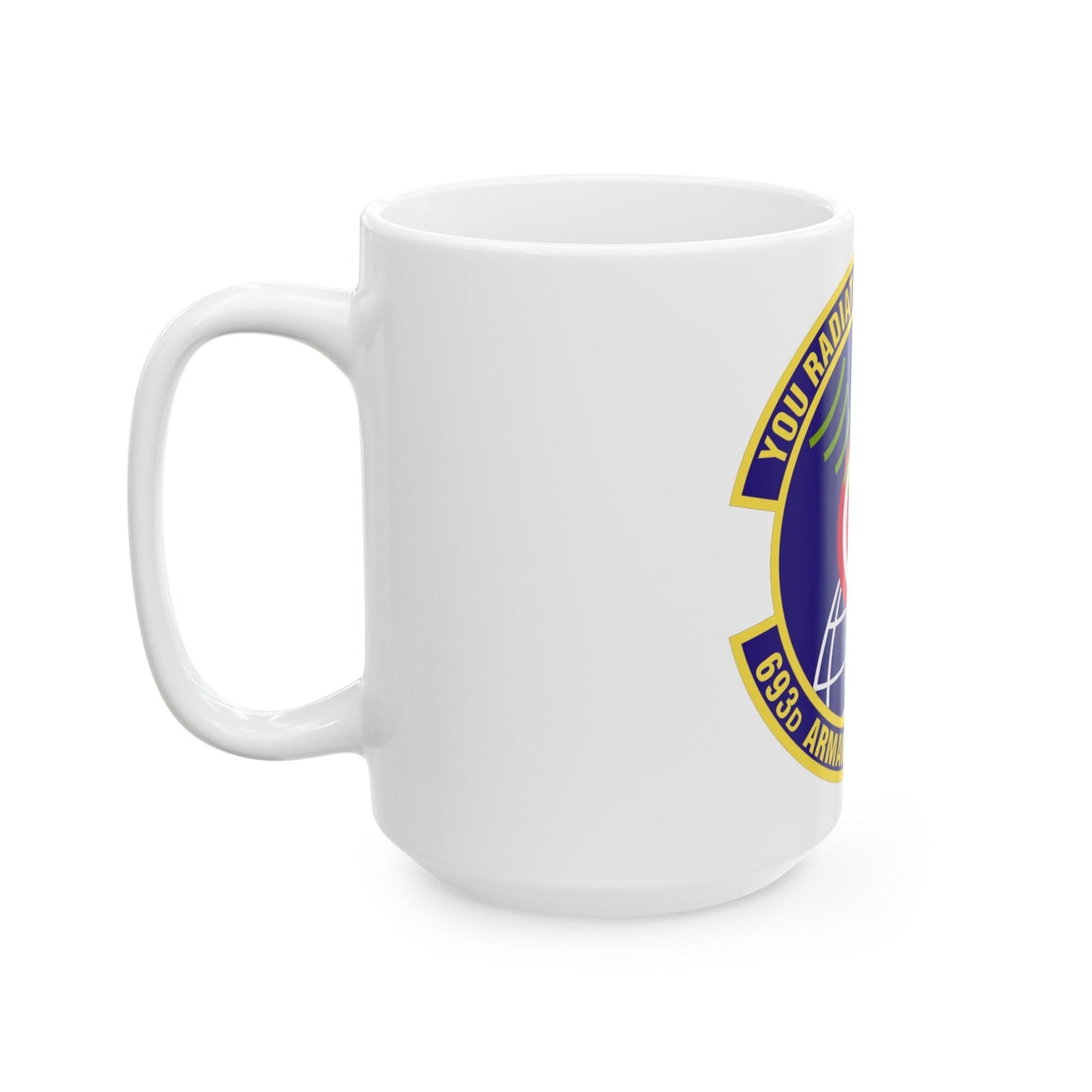 693d Armament Systems Squadron (U.S. Air Force) White Coffee Mug-The Sticker Space