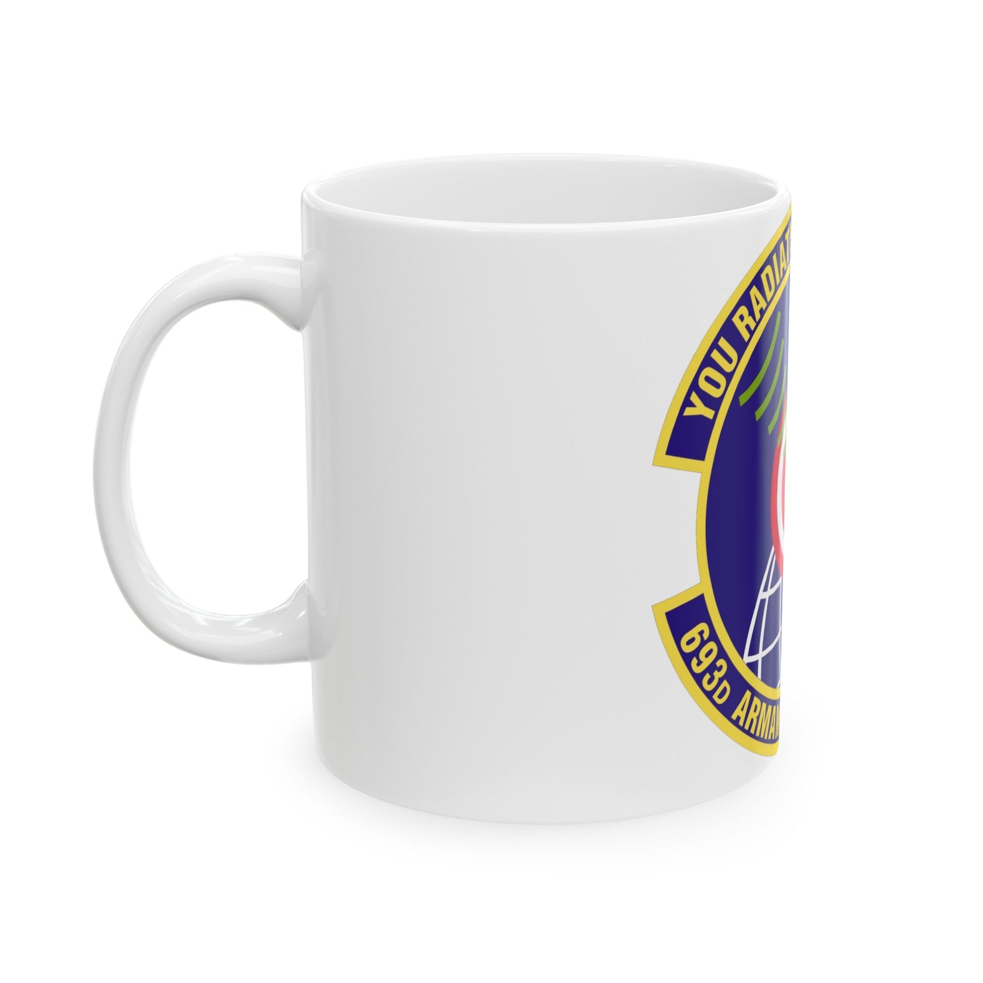 693d Armament Systems Squadron (U.S. Air Force) White Coffee Mug-The Sticker Space