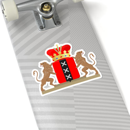 Amsterdam wapen 1816 (Netherlands) (Coat of Arms) STICKER Vinyl Kiss-Cut Decal
