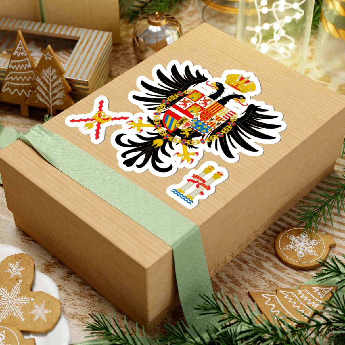 Armas de Carlos I de España 2 (Spain) (Coat of Arms) STICKER Vinyl Kiss-Cut Decal