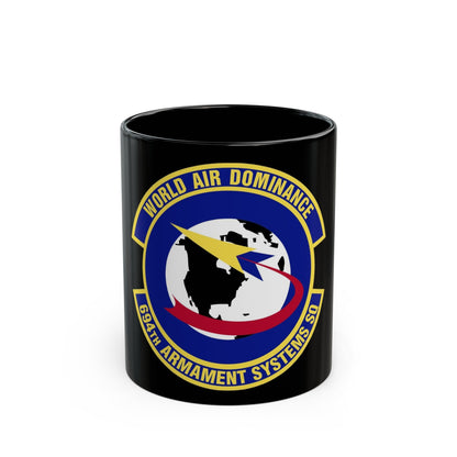 694th Armament Systems Squadron (U.S. Air Force) Black Coffee Mug-11oz-The Sticker Space