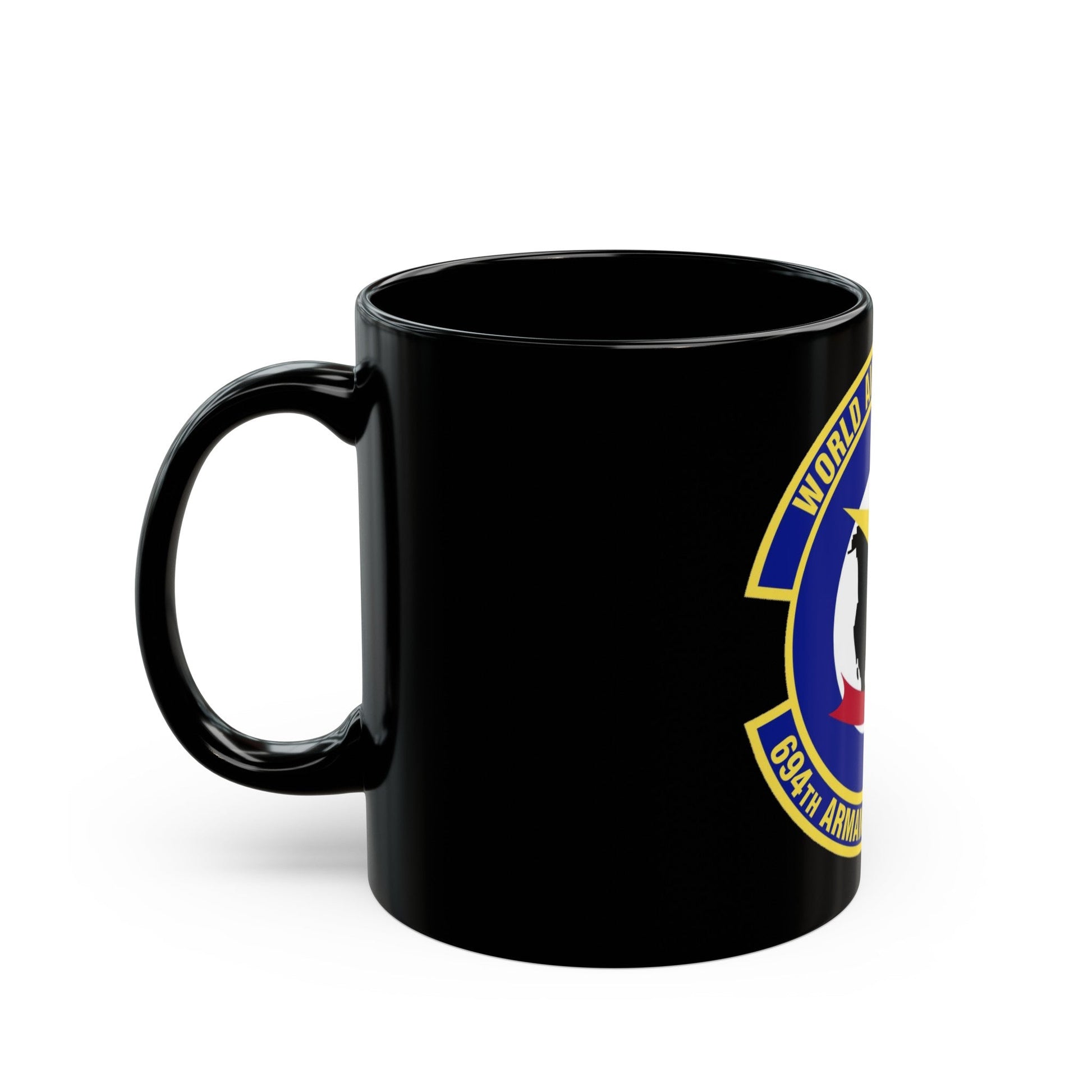 694th Armament Systems Squadron (U.S. Air Force) Black Coffee Mug-The Sticker Space