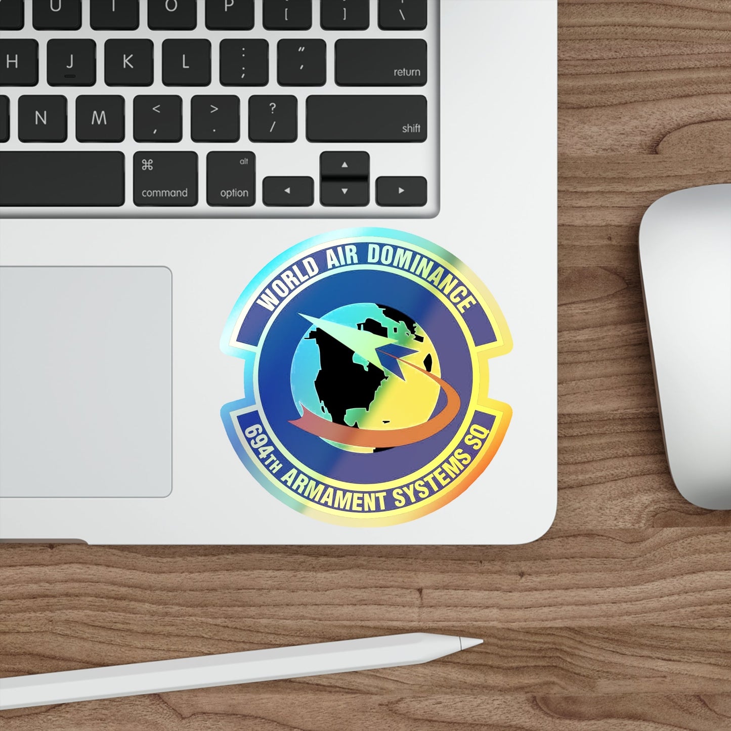 694th Armament Systems Squadron (U.S. Air Force) Holographic STICKER Die-Cut Vinyl Decal-The Sticker Space