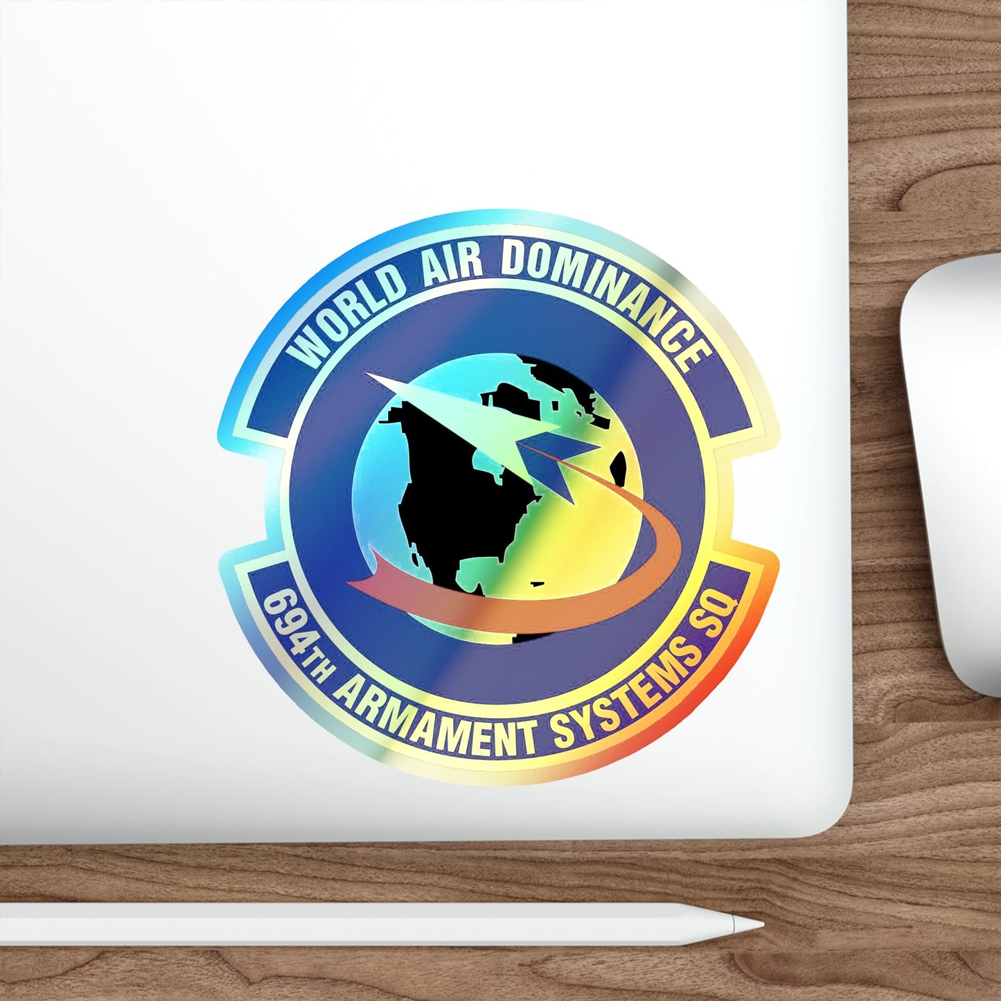 694th Armament Systems Squadron (U.S. Air Force) Holographic STICKER Die-Cut Vinyl Decal-The Sticker Space