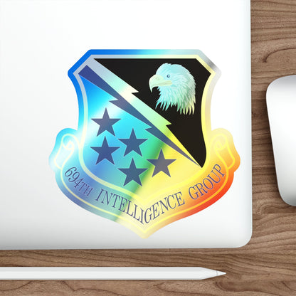 694th Intelligence Group (U.S. Air Force) Holographic STICKER Die-Cut Vinyl Decal-The Sticker Space