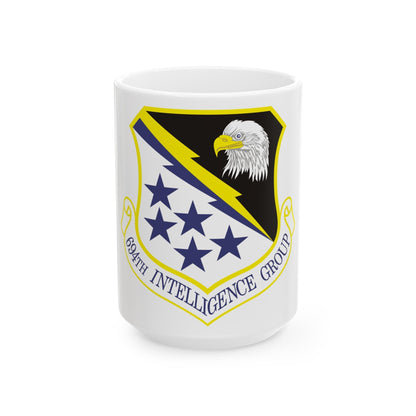 694th Intelligence Group (U.S. Air Force) White Coffee Mug-15oz-The Sticker Space