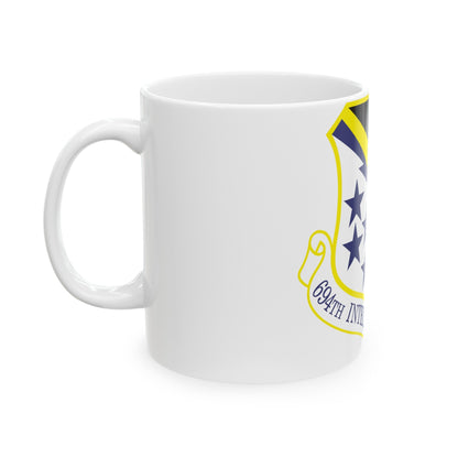 694th Intelligence Group (U.S. Air Force) White Coffee Mug-The Sticker Space