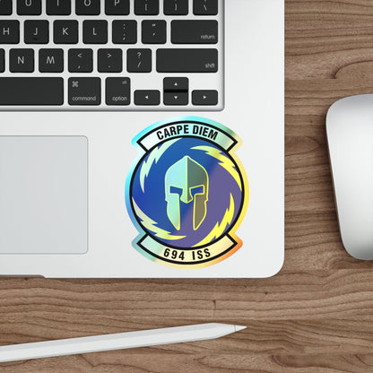 694th Intelligence Support Squadron (U.S. Air Force) Holographic STICKER Die-Cut Vinyl Decal-The Sticker Space