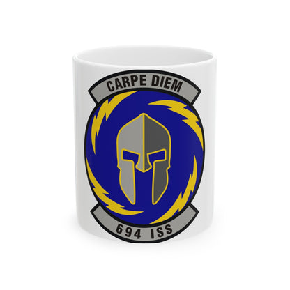 694th Intelligence Support Squadron (U.S. Air Force) White Coffee Mug-11oz-The Sticker Space