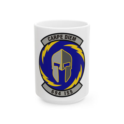 694th Intelligence Support Squadron (U.S. Air Force) White Coffee Mug-15oz-The Sticker Space