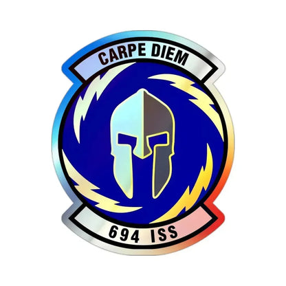 694th Intelligence Support Squadron (U.S. Air Force) Holographic STICKER Die-Cut Vinyl Decal 2 Inch Holographic - The Sticker Space