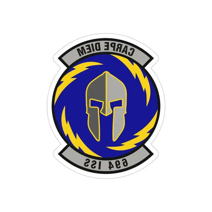 694th Intelligence Support Squadron (U.S. Air Force) REVERSE PRINT Transparent Die-Cut STICKER - The Sticker Space