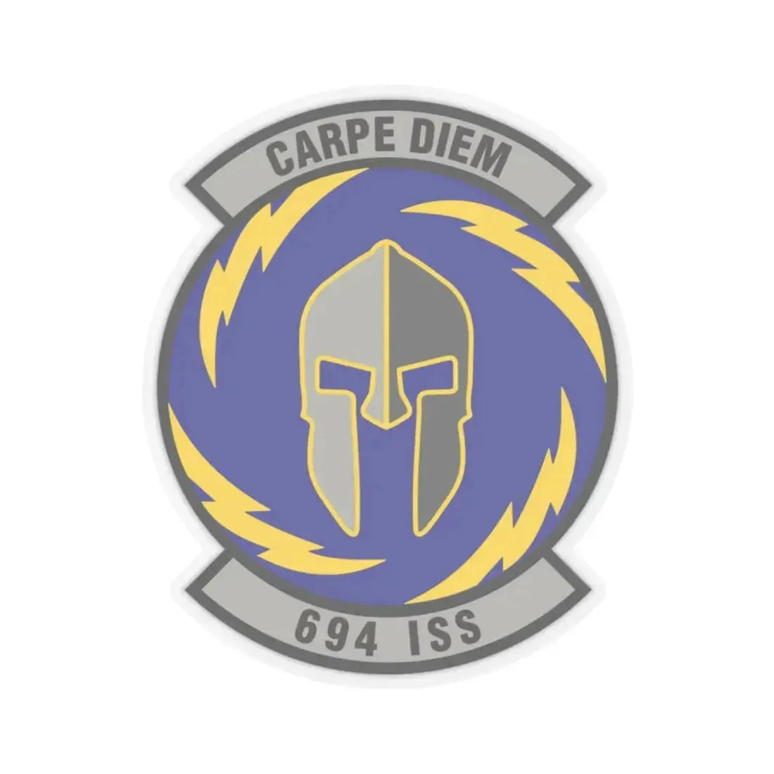 694th Intelligence Support Squadron (U.S. Air Force) STICKER Vinyl Kiss-Cut Decal 2 Inch Transparent - The Sticker Space