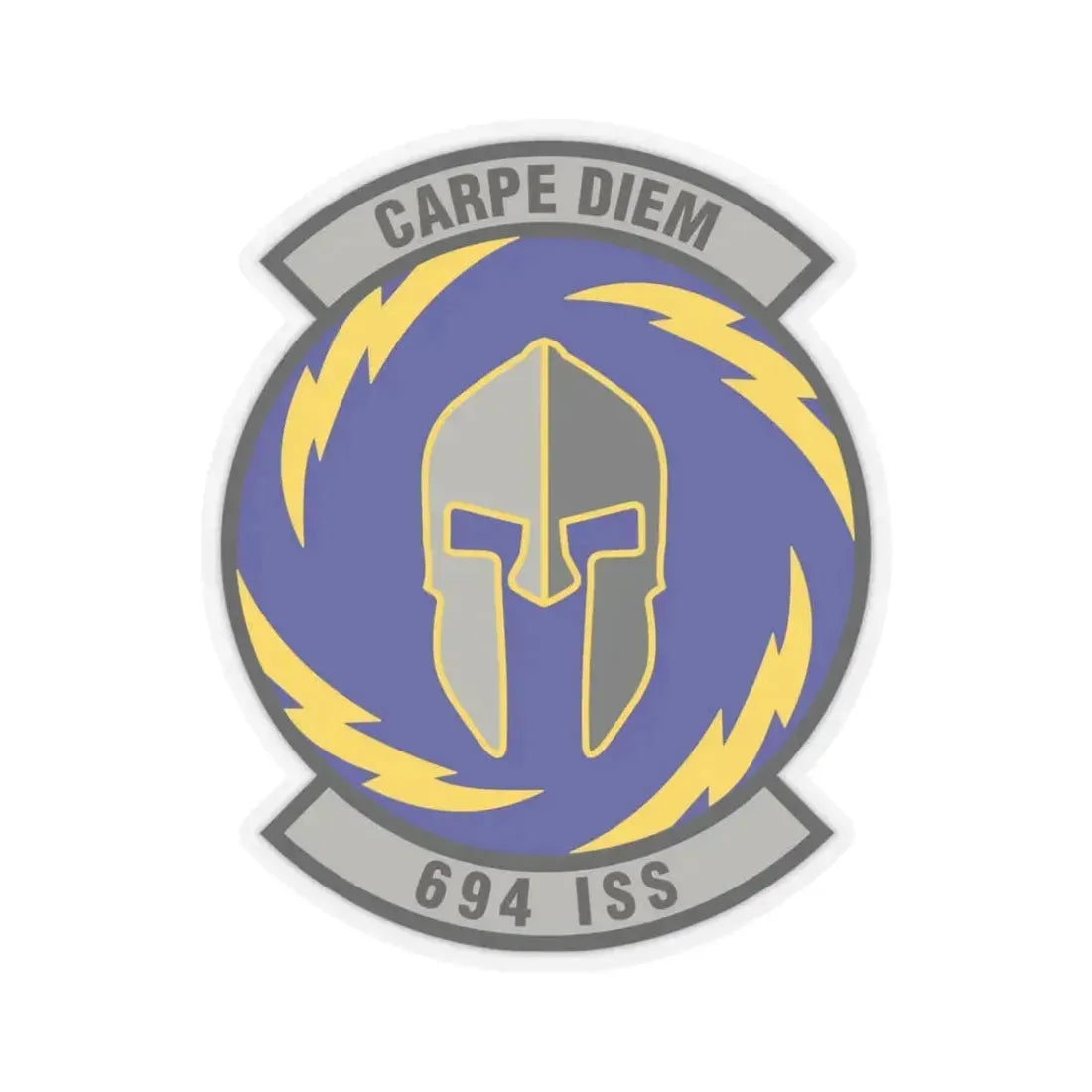 694th Intelligence Support Squadron (U.S. Air Force) STICKER Vinyl Kiss-Cut Decal 3 Inch Transparent - The Sticker Space