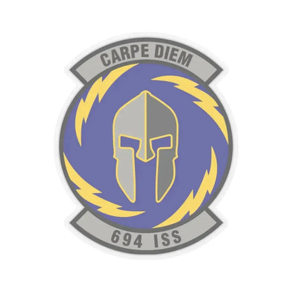 694th Intelligence Support Squadron (U.S. Air Force) STICKER Vinyl Kiss-Cut Decal 3 Inch Transparent - The Sticker Space