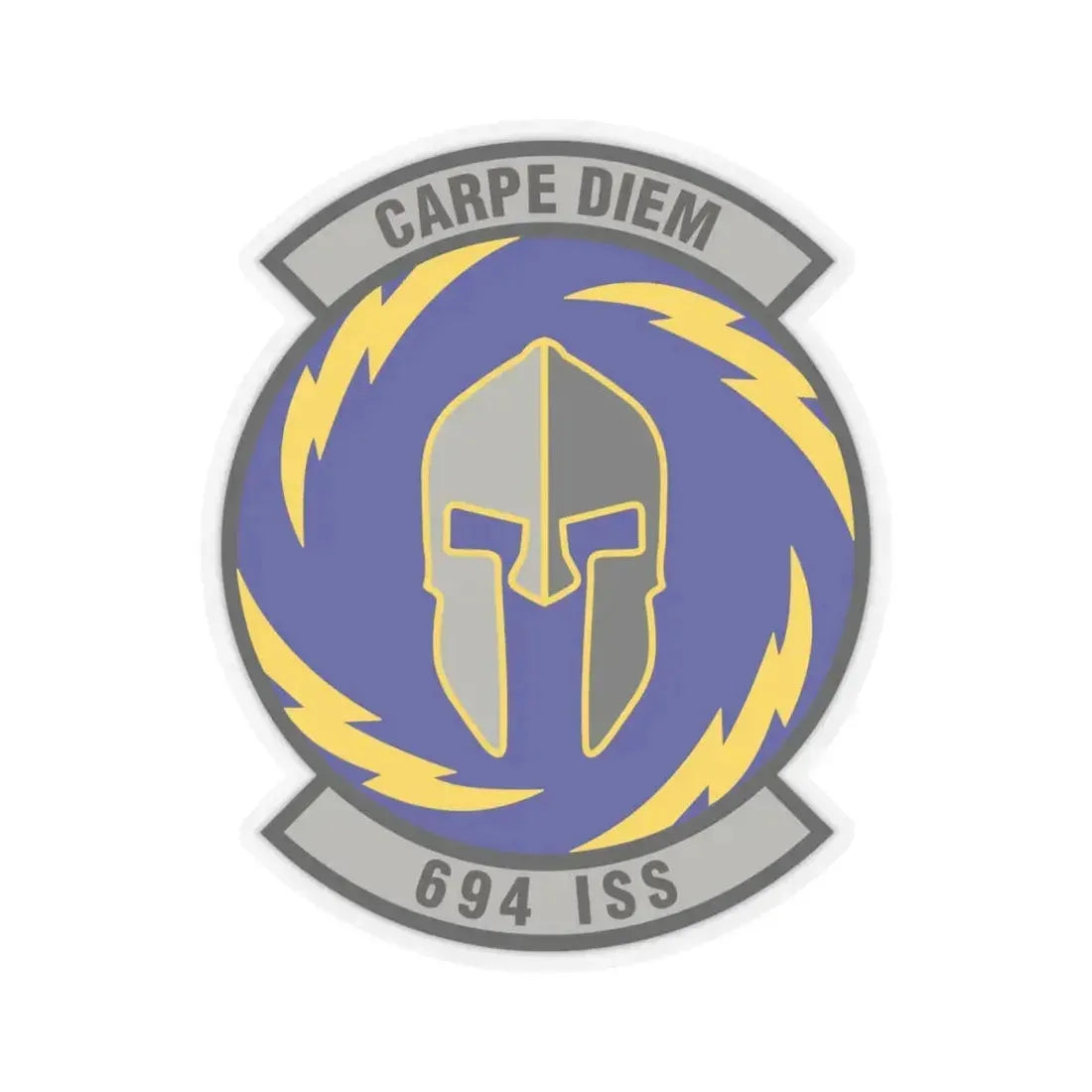 694th Intelligence Support Squadron (U.S. Air Force) STICKER Vinyl Kiss-Cut Decal 4 Inch Transparent - The Sticker Space