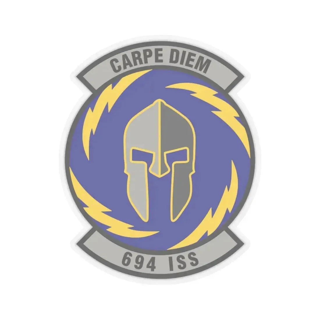 694th Intelligence Support Squadron (U.S. Air Force) STICKER Vinyl Kiss-Cut Decal 6 Inch Transparent - The Sticker Space