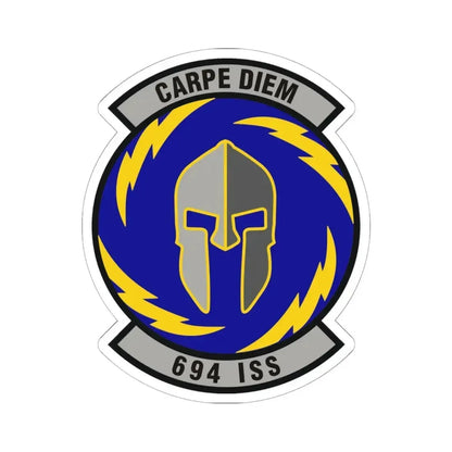 694th Intelligence Support Squadron (U.S. Air Force) STICKER Vinyl Kiss-Cut Decal 6 Inch White - The Sticker Space