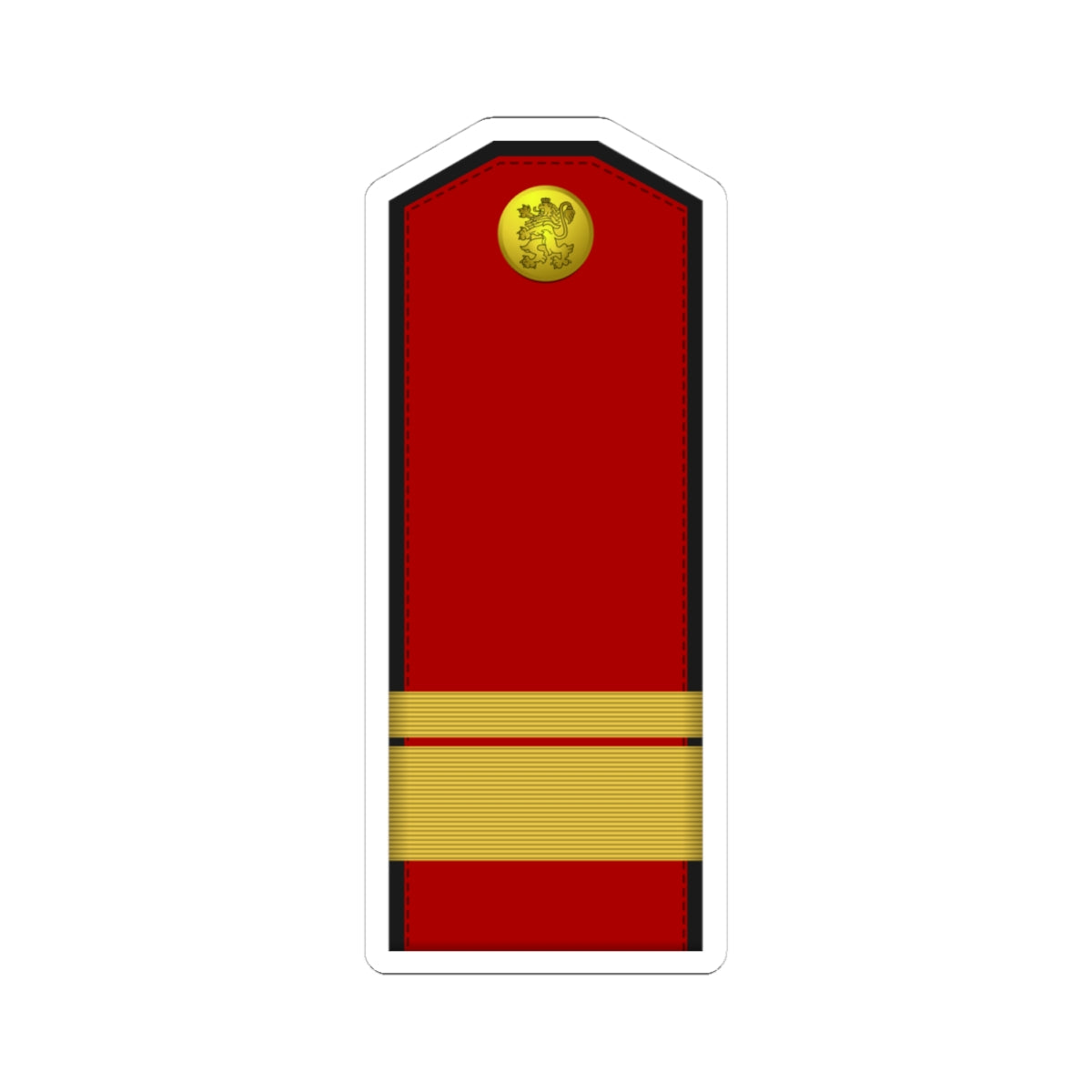 Bulgaria Army OR 8 (Bulgaria) (Military Rank) STICKER Vinyl Kiss-Cut Decal