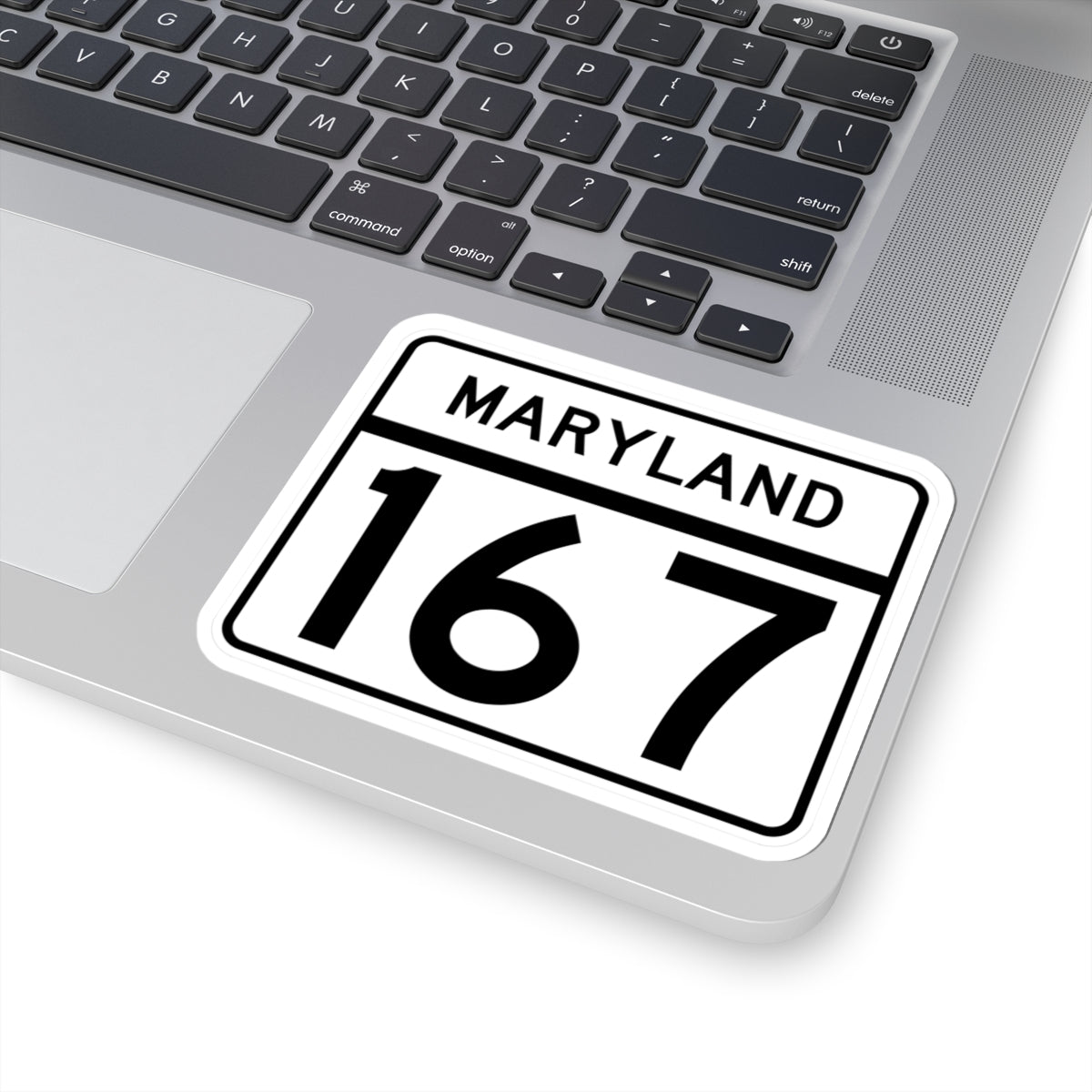 MD Route 167 (Maryland) (Road Sign) STICKER Vinyl Kiss-Cut Decal