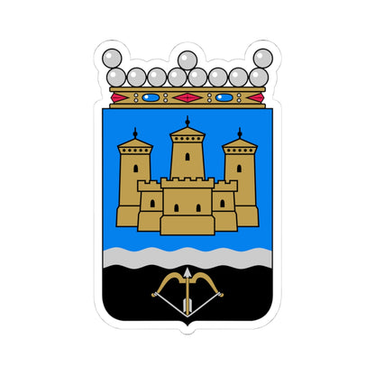 Savonlinna.vaakuna (Finland) (Coat of Arms) STICKER Vinyl Kiss-Cut Decal