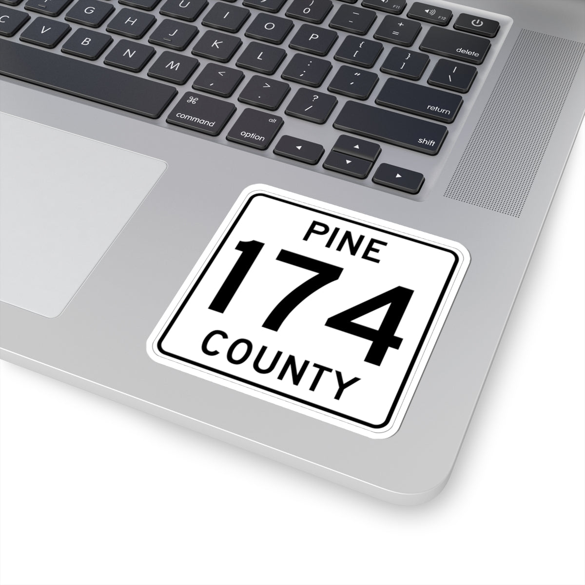 Pine County Route 174 MN (Minnesota) (Road Sign) STICKER Vinyl Kiss-Cut Decal